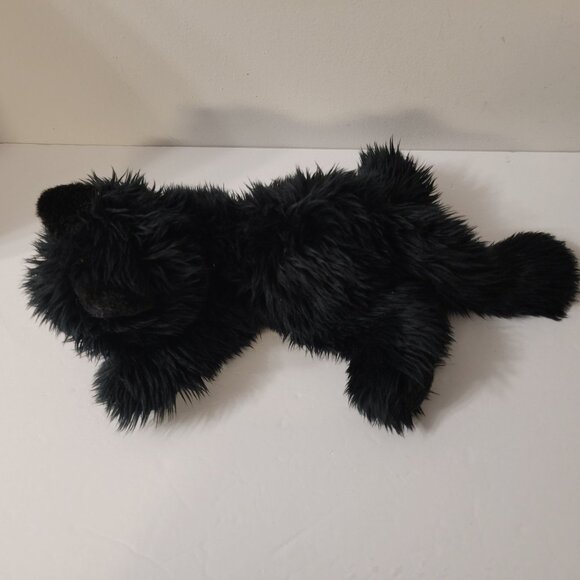 VTG Aurora Flopsies Black Cat Plush “INKY” Blue Eyes Bell 10” Floppy Kitty HTF - Picture 8 of 8